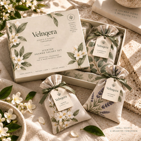 Velnqera Botanical Drawer Sachet Trio - product view